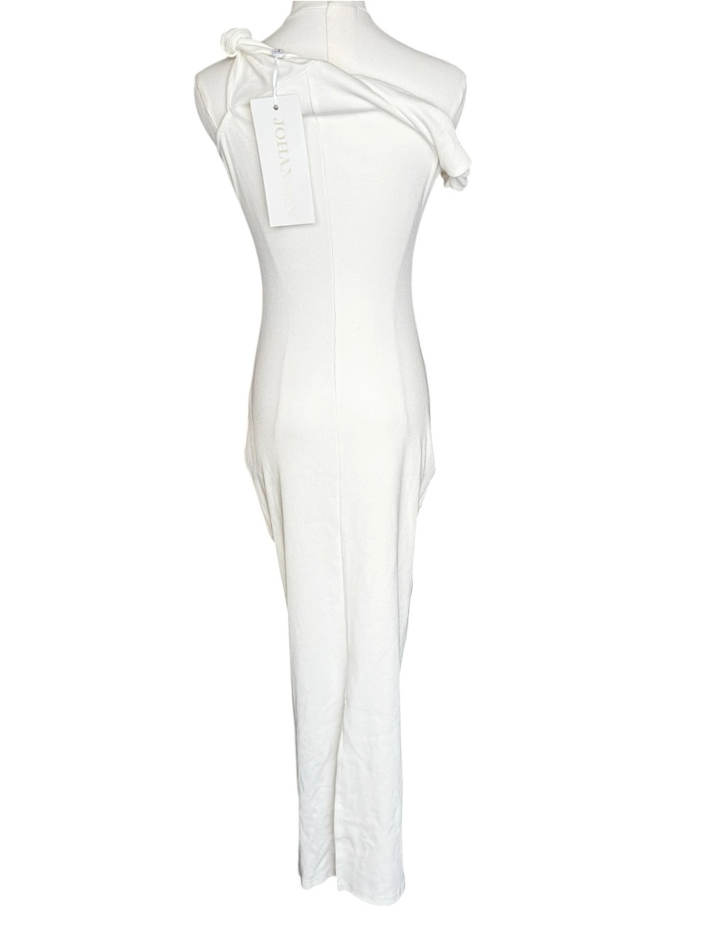 NWT Johansen Long Poppy Dress in White Medium - Picture 7 of 16